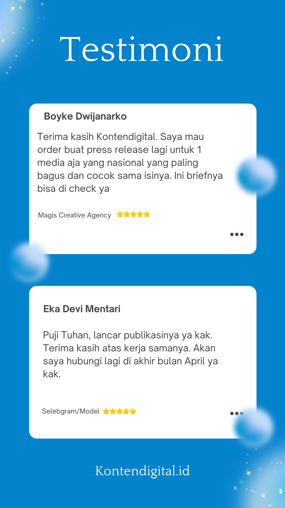 Testimoni 1